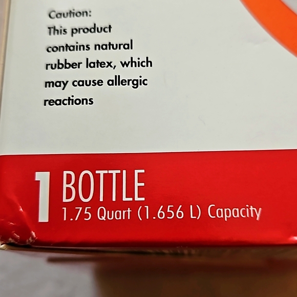 Hot Water Bottle Traditional Rubber Type. New In Box - Picture 7 of 7